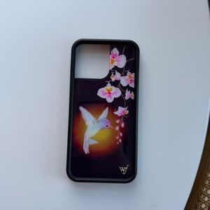 Wildflower Hummingbird Orchid Phone Case iPhone 16 pro max